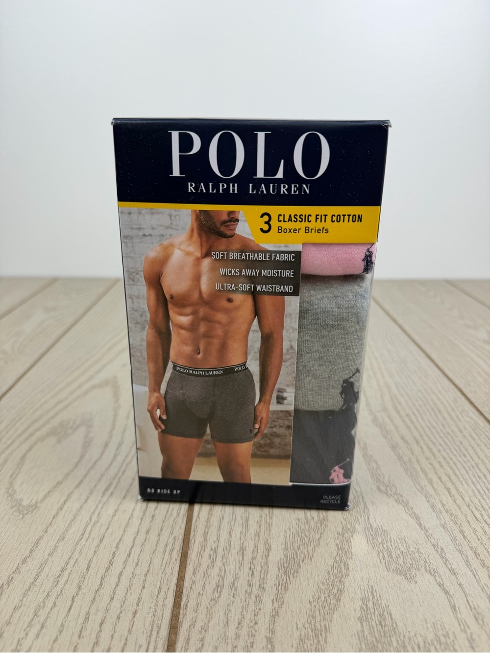 Polo Ralph Lauren Men's 3 Pack Classic Fit Cotton Boxer Briefs XL Multi $49.50